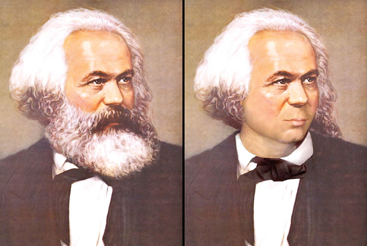 Карл Маркс без бороды