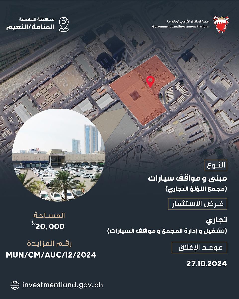 رئيس لجنة استثمار الأراضي الحكومية: طرح 4 فرص استثمارية جديدة بمنصة استثمار الأراضي الحكومية 12 INAF 20240720201748639