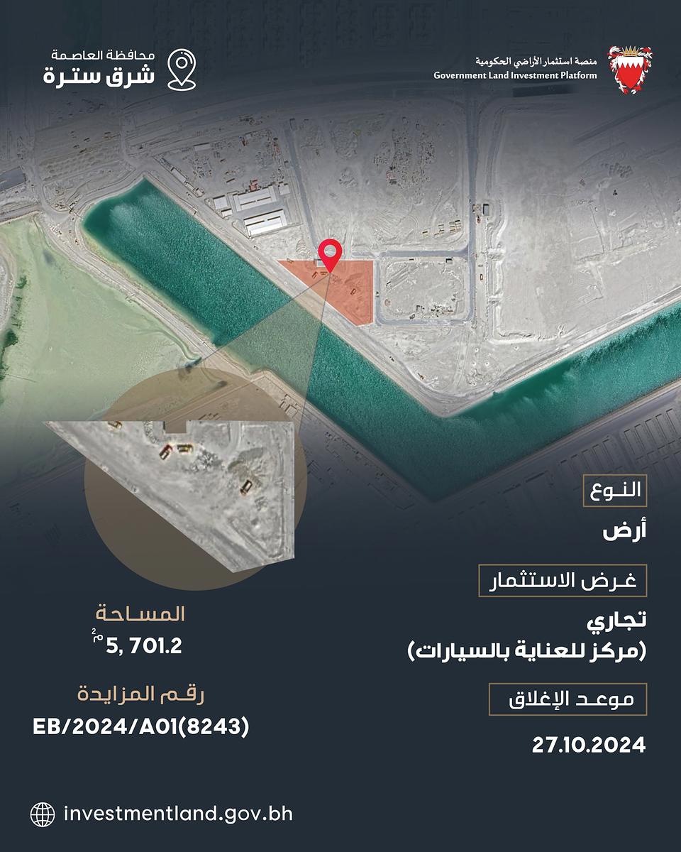 رئيس لجنة استثمار الأراضي الحكومية: طرح 4 فرص استثمارية جديدة بمنصة استثمار الأراضي الحكومية 11 INAF 20240720201752286