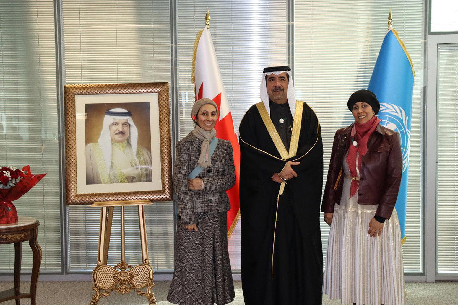 البعثة الدائمة لمملكة البحرين لدى مكتب الأمم المتحدة والمنظمات الدولية الأخرى بجنيف تقيم حفلًا بمناسبة احتفال المملكة بأعيادها الوطنية 