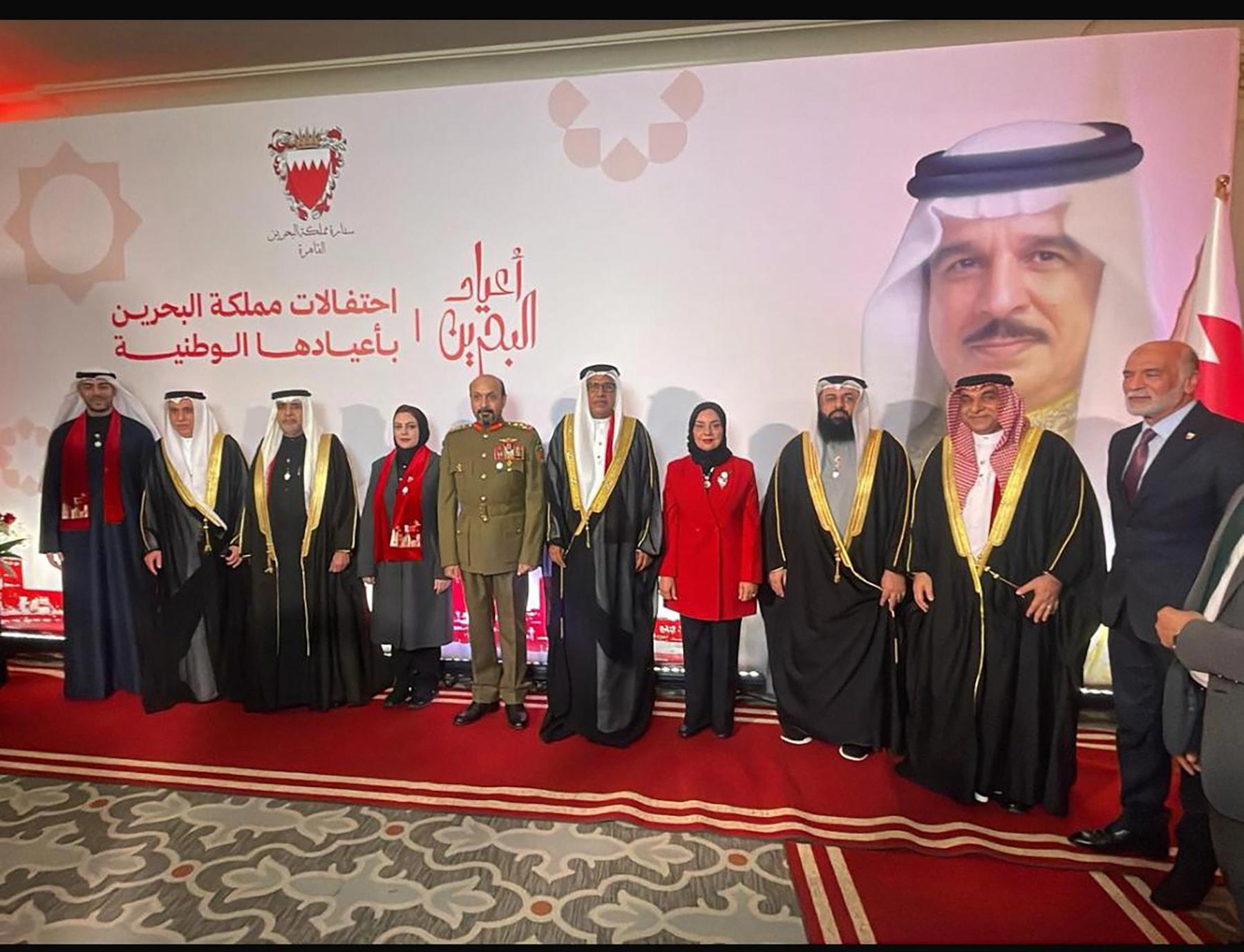 وفد الشعبة البرلمانية يشارك في احتفالية سفارة مملكة البحرين لدى جمهورية مصر بمناسبة الأعياد الوطنية 