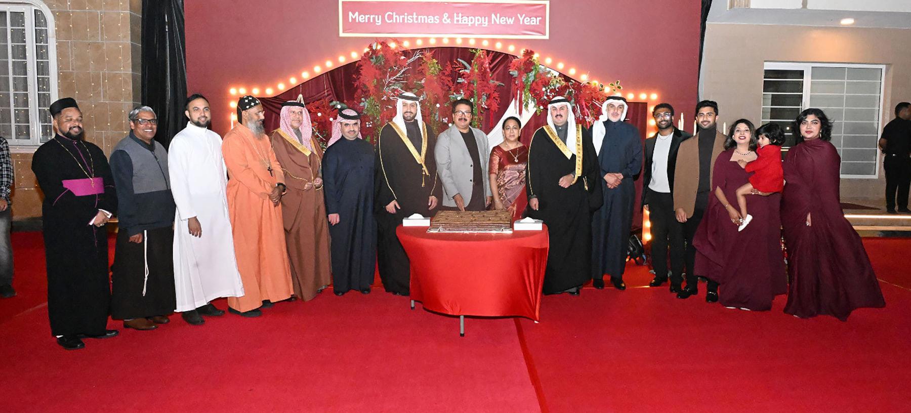 رجل الأعمال فارغيس كوريان يقيم حفل استقبال بمناسبة الاحتفال بأعياد الميلاد 