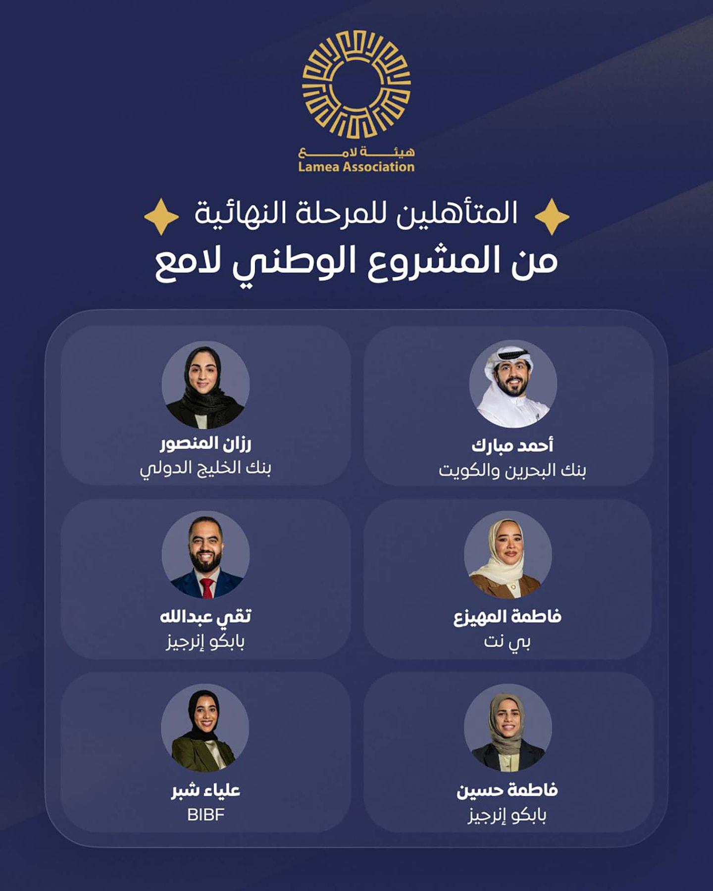 هيئة «لامع» تعلن المتأهلين للمرحلة النهائية من المشروع الوطني لامع 