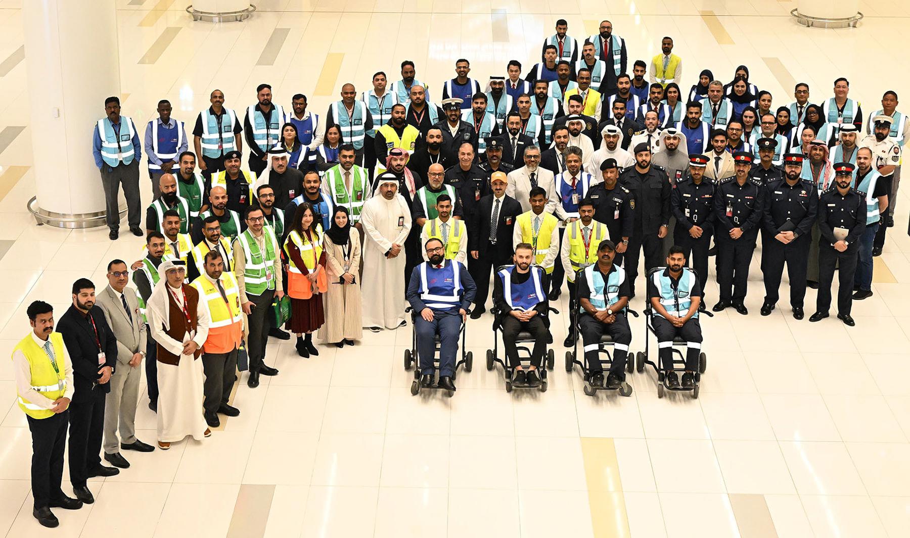 مطار البحرين الدولي يعزز جاهزيته لحالات الطوارئ من خلال تمرين إخلاء جزئي 