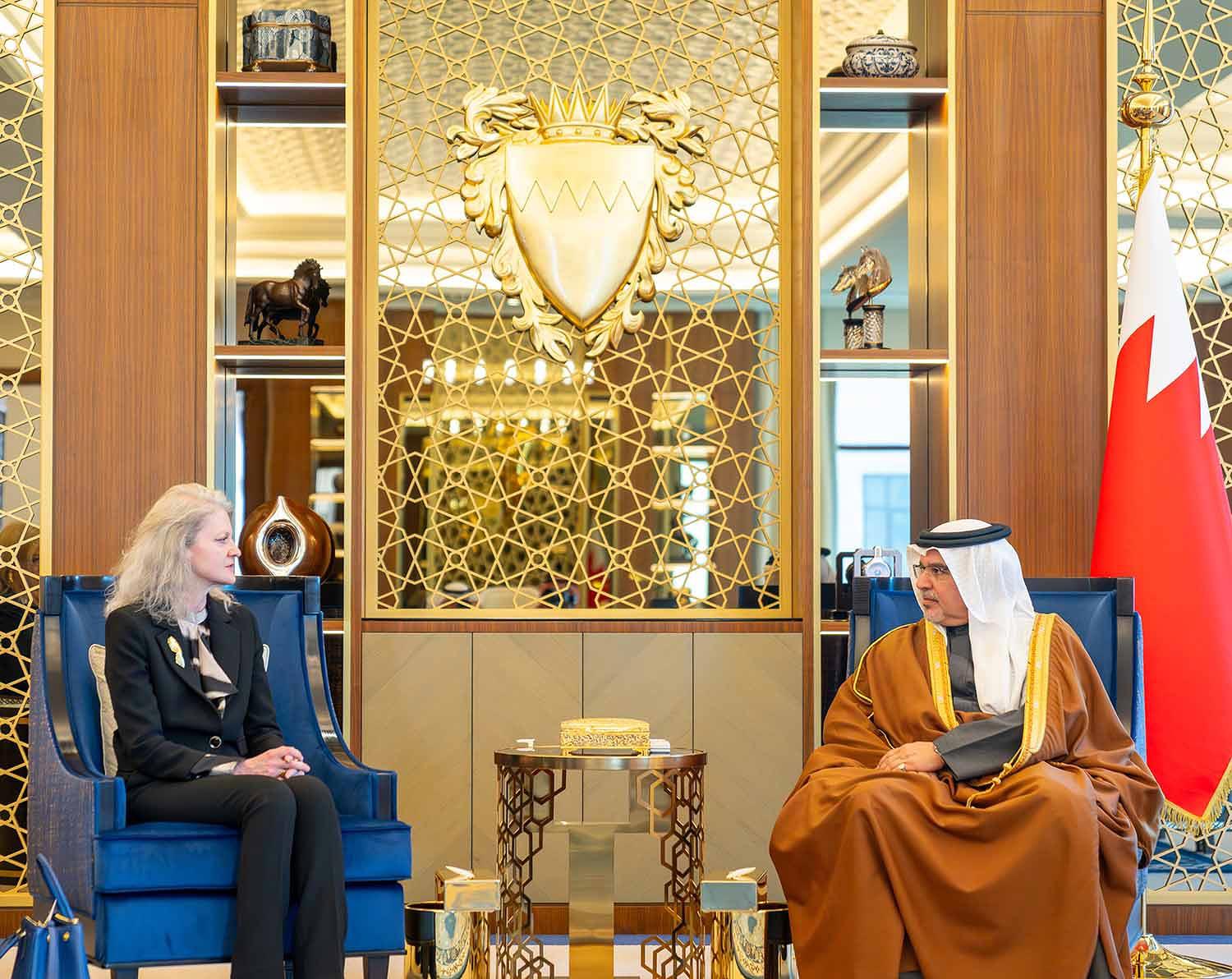 ولي العهد رئيس الوزراء: العلاقات الاستراتيجية التي تجمع مملكة البحرين والولايات المتحدة الأمريكية تدعمها شراكات واتفاقيات راسخة 