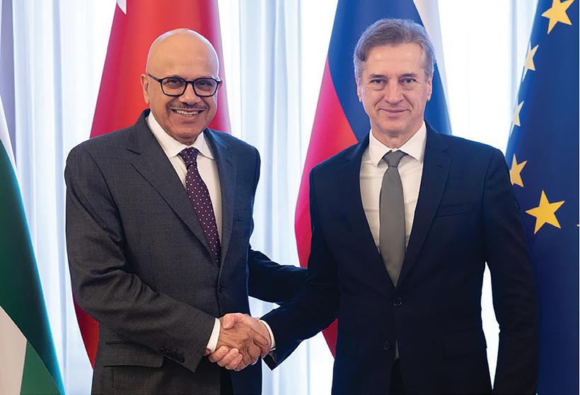 رئيس وزراء سلوفينيا يستقبل عددًا من وزراء الخارجية العرب بمناسبة زيارتهم لسلوفينيا